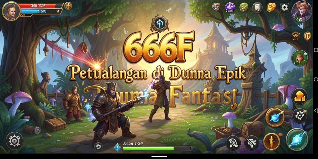 Gameplay RPG seru dengan pertarungan epik dan dunia yang luas.