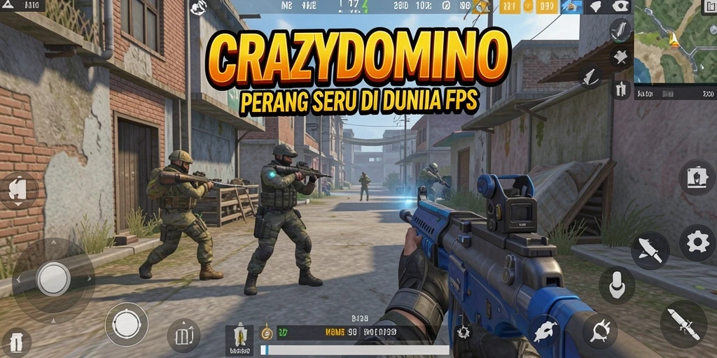 Gameplay seru di <strong>CRAZYDOMINO</strong> menunjukkan pertempuran karakter yang mendebarkan.