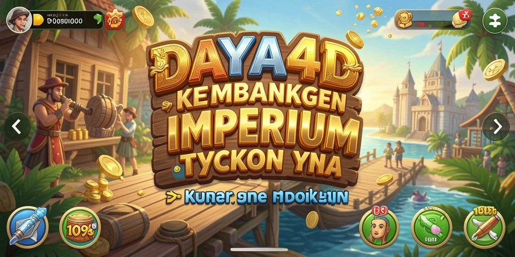 Tampilan gameplay menarik dari DAYA4D yang berkisar di dunia Tycoon.