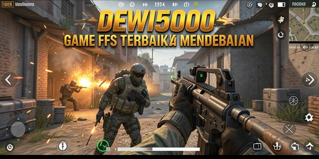 Tampilan seru dari gameplay DEWI5000 saat pertempuran berlangsung.