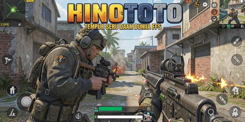 Gameplay seru dan adiktif di HINOTOTO dengan pertarungan FPS.