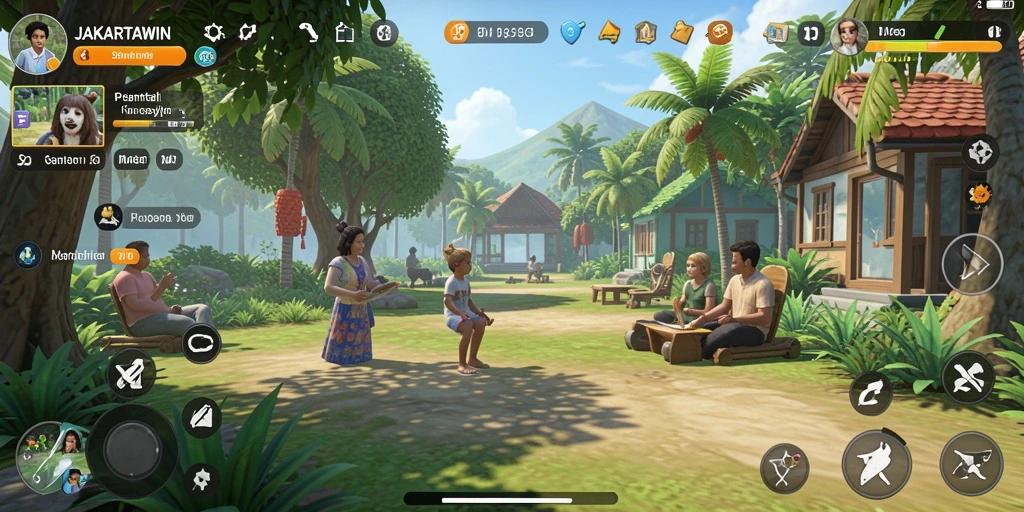 Tampilan gameplay <strong>JAKARTAWIN</strong> yang seru dan penuh warna.