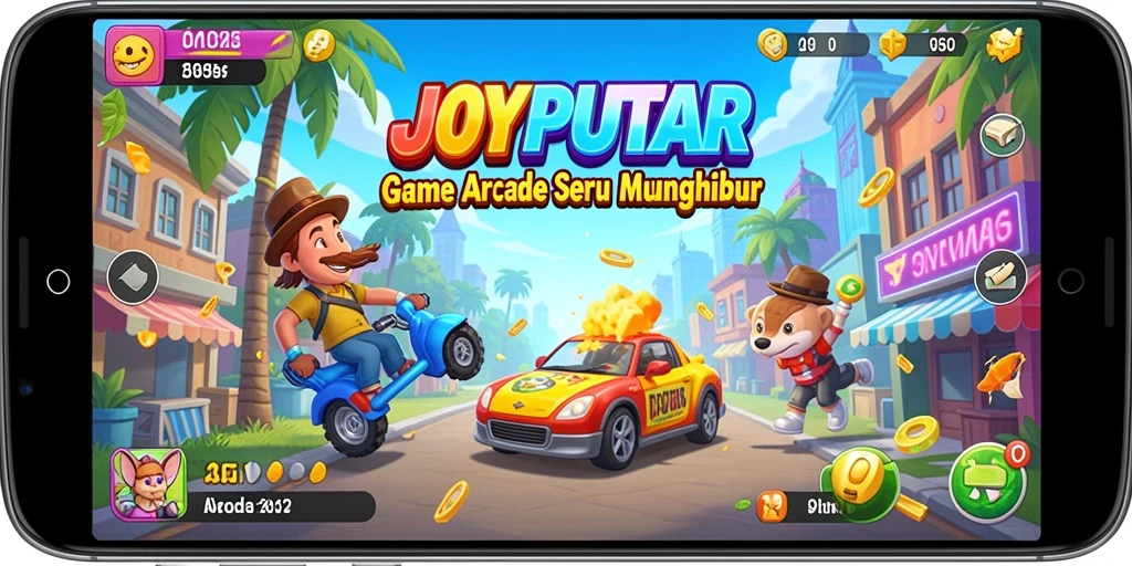Tampilan menarik dari gameplay JOYPUTAR yang memberi tantangan seru.
