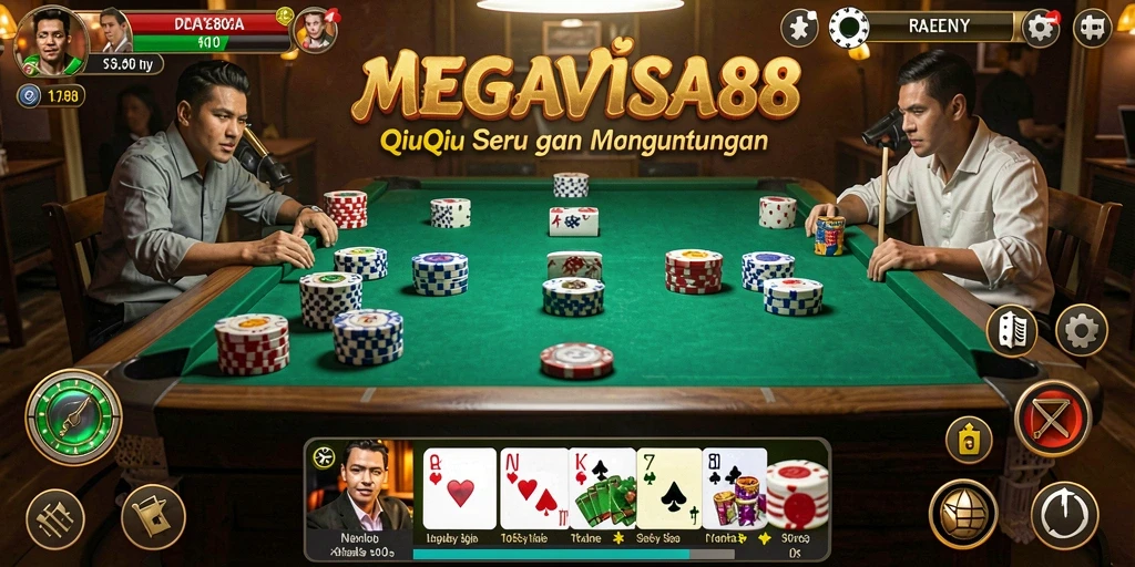 Screenshot gameplay QiuQiu yang menarik dan mendebarkan.