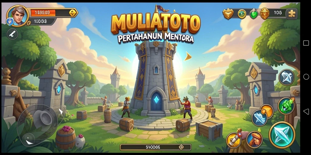 Gameplay menarik di MULIATOTO Tower Defense yang menegangkan.