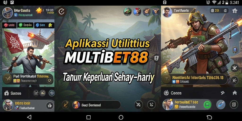Antarmuka sederhana MULTIBET88 dengan fitur Utility bermanfaat.