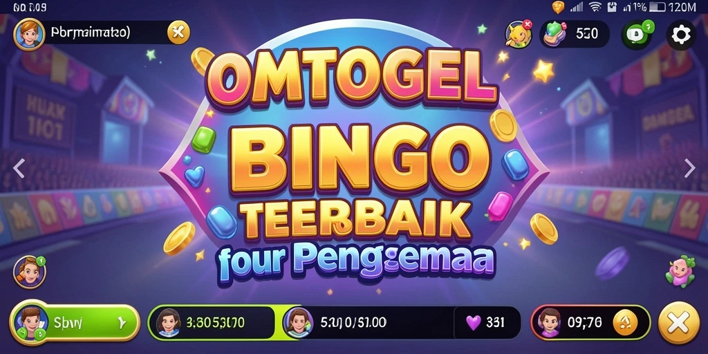 Tampilan gameplay menarik dari OMTOGEL yang menyajikan permainan Bingo.