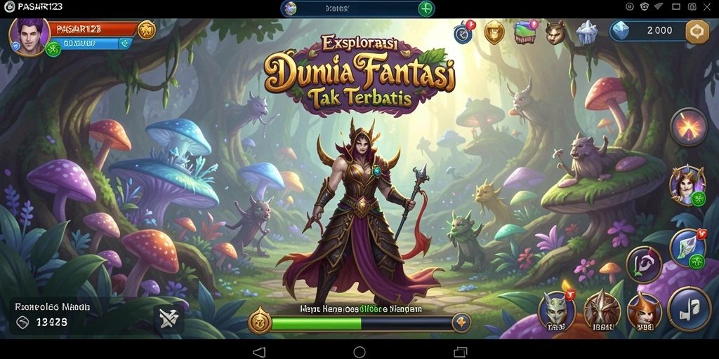 Tampilan gameplay PASAR123 yang menakjubkan dalam dunia MMORPG.