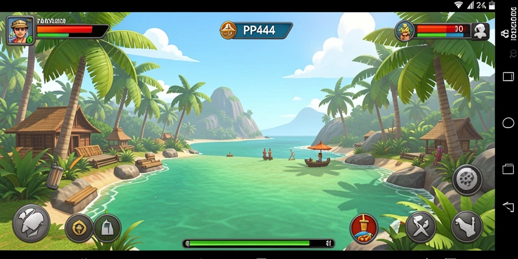 Tampilan gameplay yang penuh warna dan mengasyikkan dari PP444.