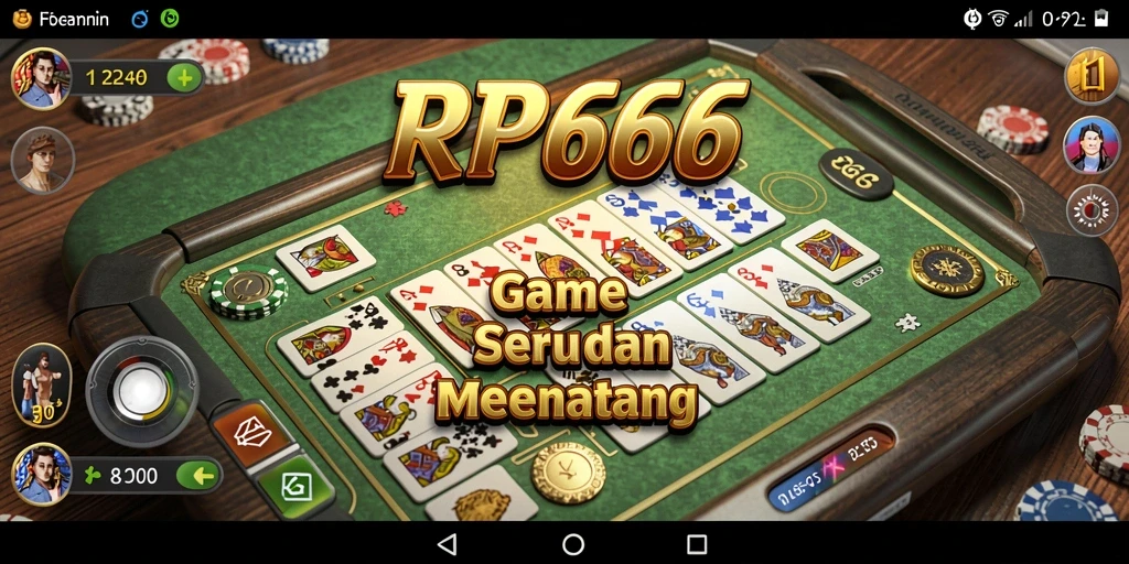 Tampilan gameplay RR666 yang menarik dan seru saat bermain Domino.