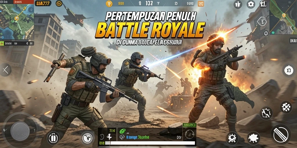 Gameplay SIA777 yang menegangkan di arena Battle Royale.