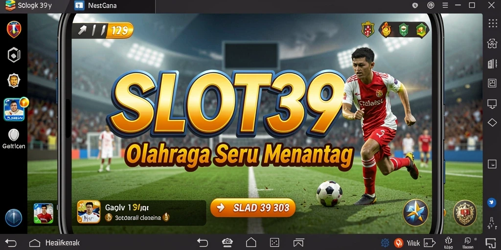 Screenshot menampilkan pertandingan olahraga seru di SLOT39.