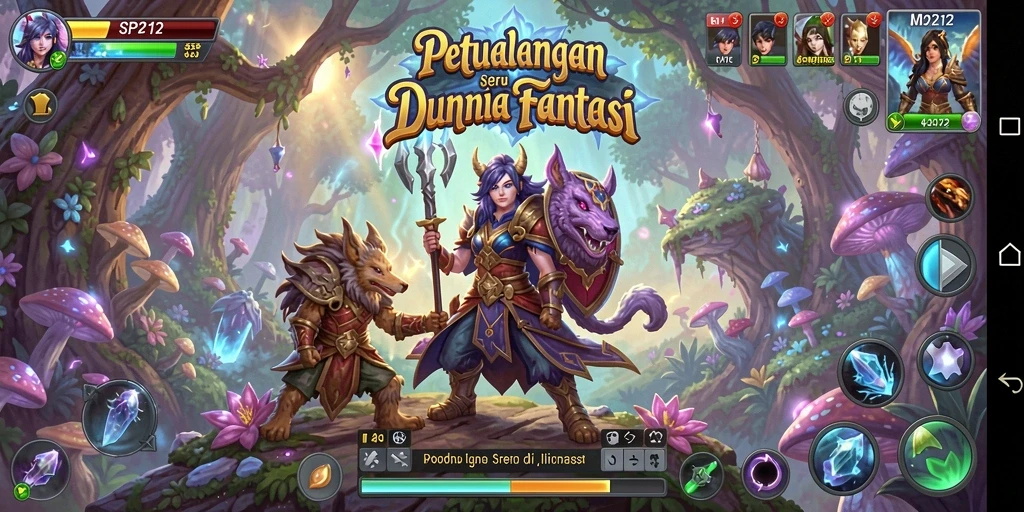 Tangkapan layar utama SP212 menampilkan aksi pertempuran yang mendebarkan.