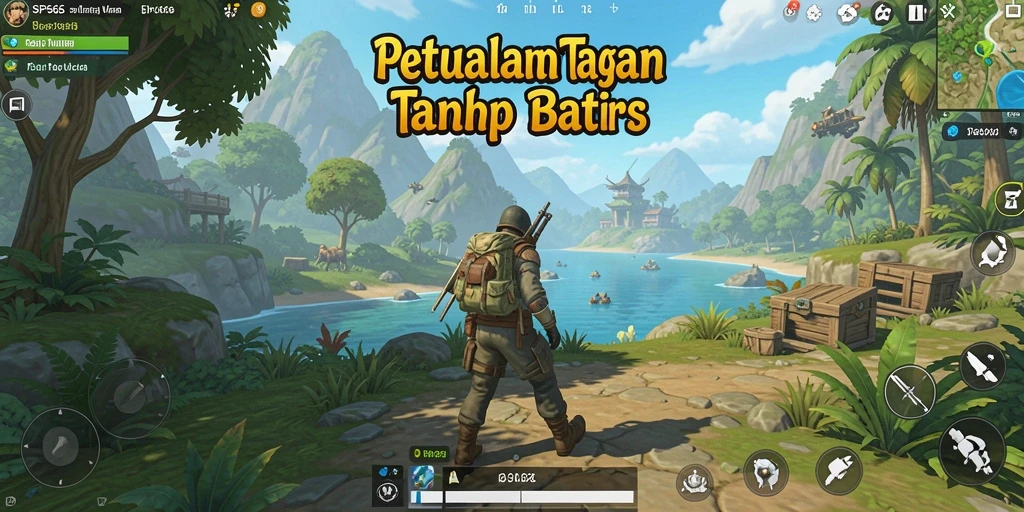 Tampilan gameplay seru dalam dunia terbuka SP666.
